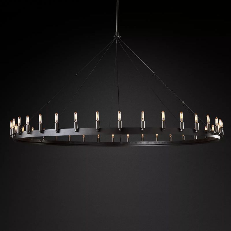 Camilor Vintage Filament Round Chandelier