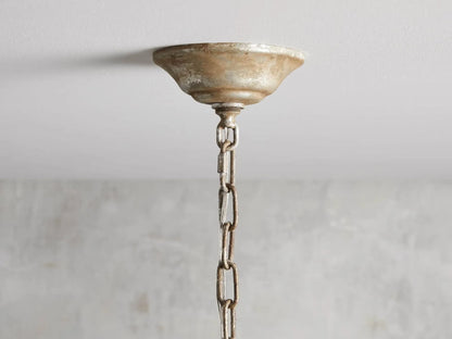 Kalira Crystal Round Chandelier  40" D- Silver