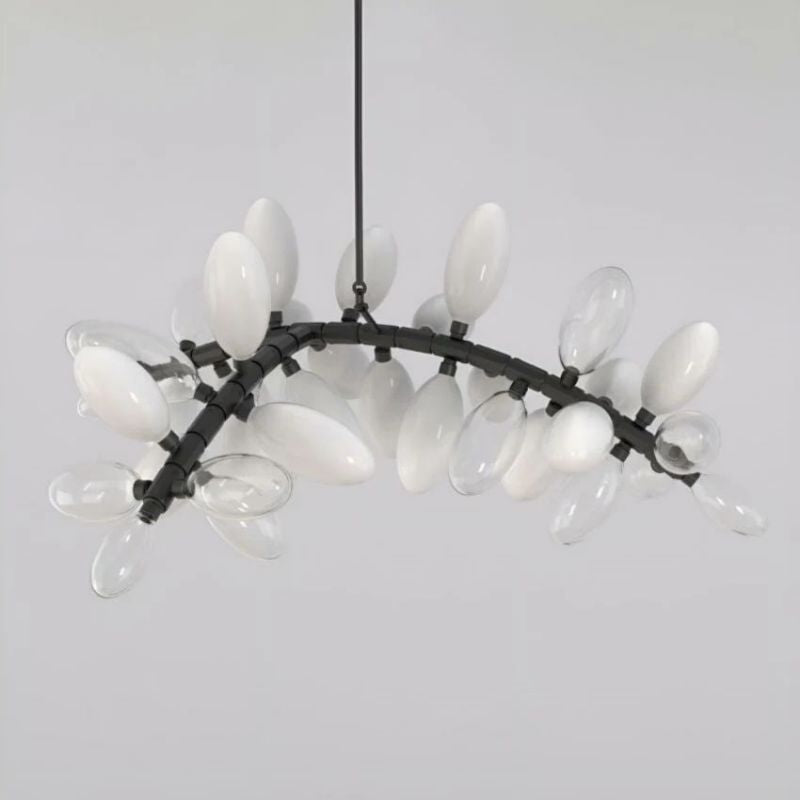 Kevin Art Grape 37-Light Chandelier 56" W