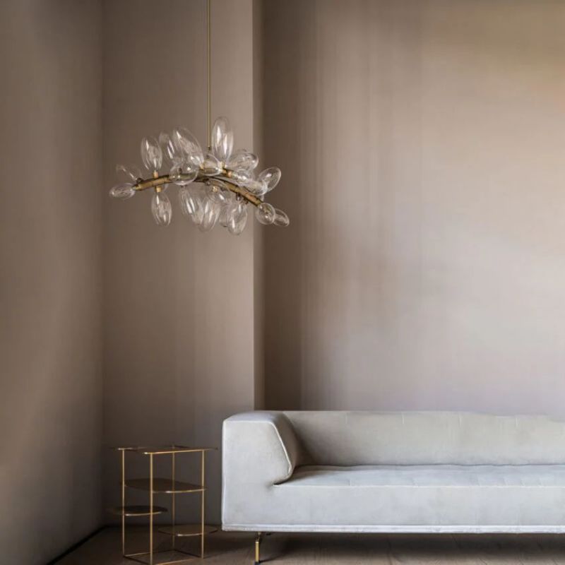 Kevin Art Grape 37-Light Chandelier 56" W