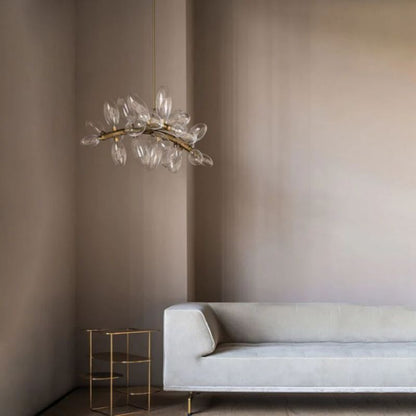 Kevin Art Grape 37-Light Chandelier 56" W