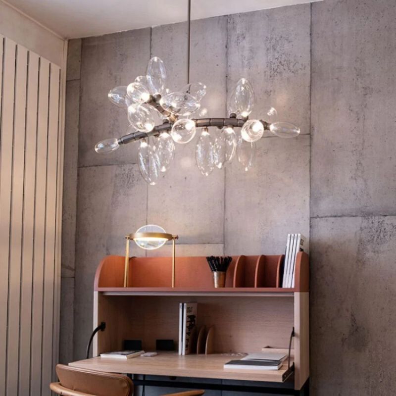 Kevin Art Grape 37-Light Chandelier 56" W
