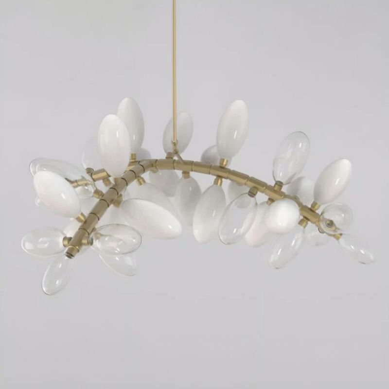 Kevin Art Grape 37-Light Chandelier 56" W