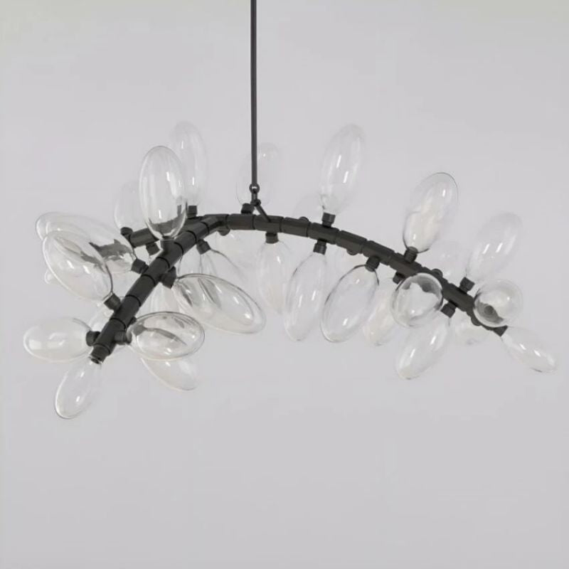 Kevin Art Grape 37-Light Chandelier 56" W