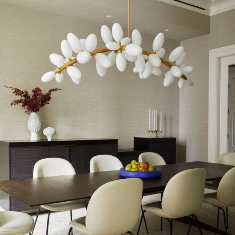 Kevin Art Grape 44-Light Chandelier 76"W