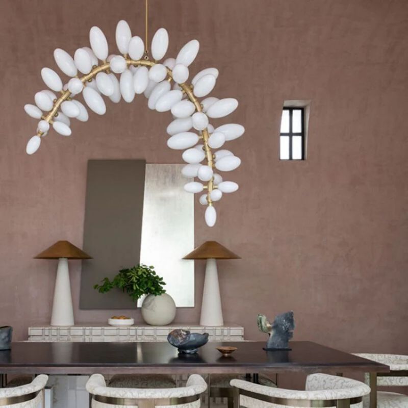 Kevin Art Grape 61-Light Chandelier 56"W