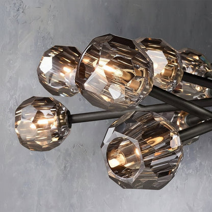 Crepura Glass Round Chandelier 36"