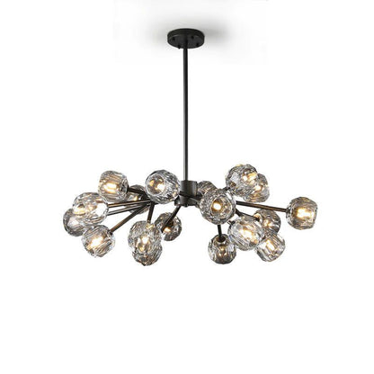 Crepura Glass Round Chandelier 36"