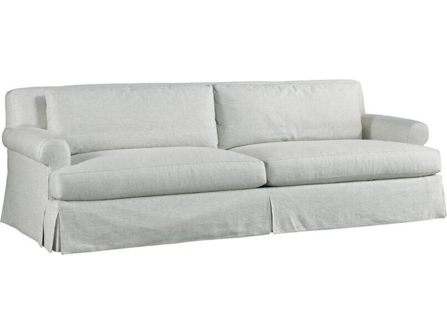 Upholstery Russell Sofa with Dressmaker Skirt and Lawson Back
