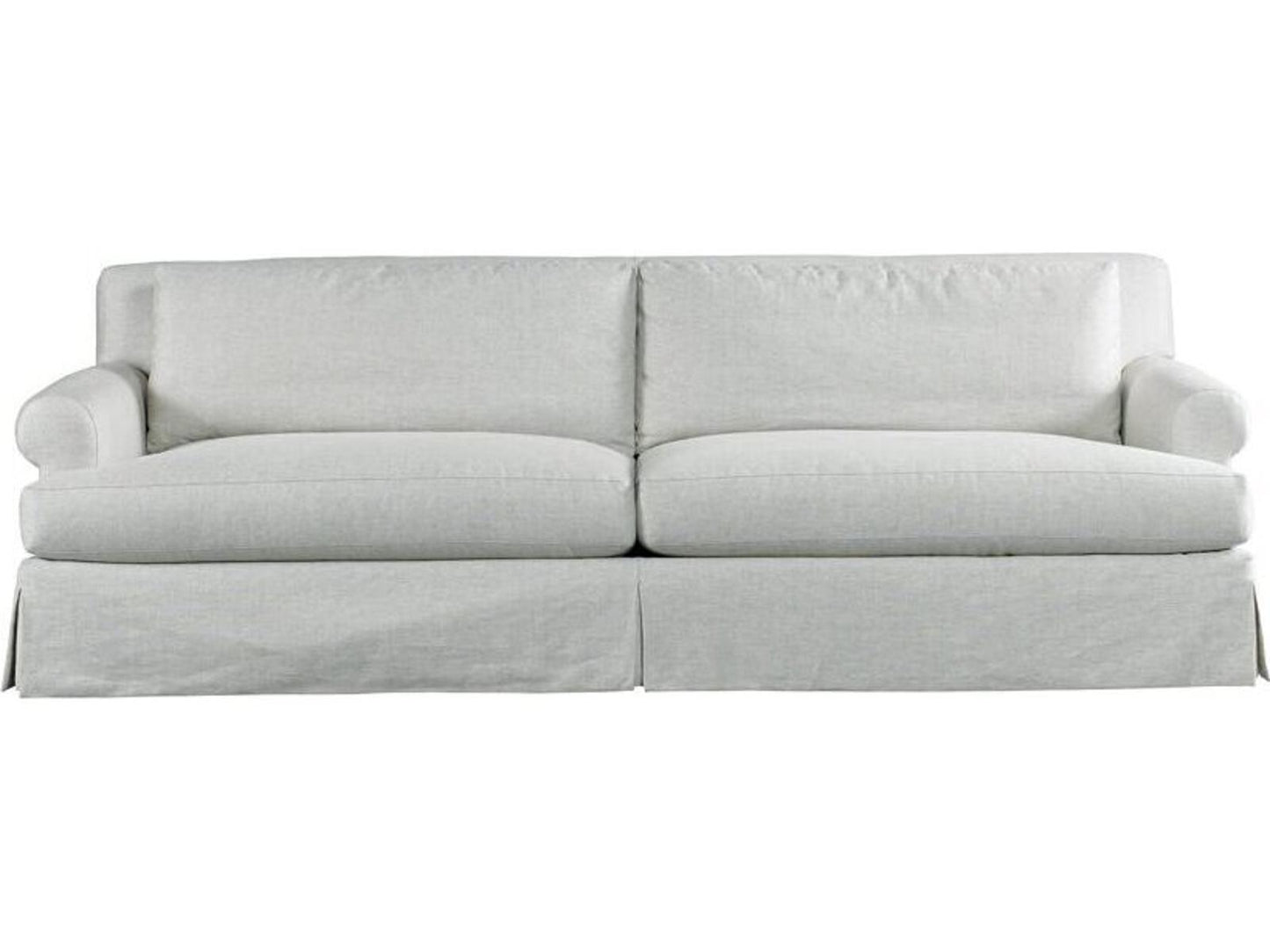 Upholstery Russell Sofa with Dressmaker Skirt and Lawson Back