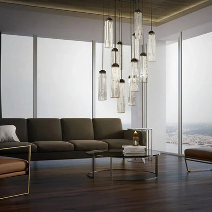 Ledges Square Chandelier 26" 32"