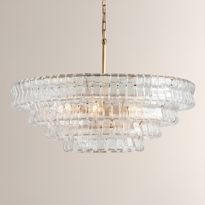 Ghiara Glass Round Chandelier