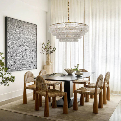 Ghiara Glass Round Chandelier
