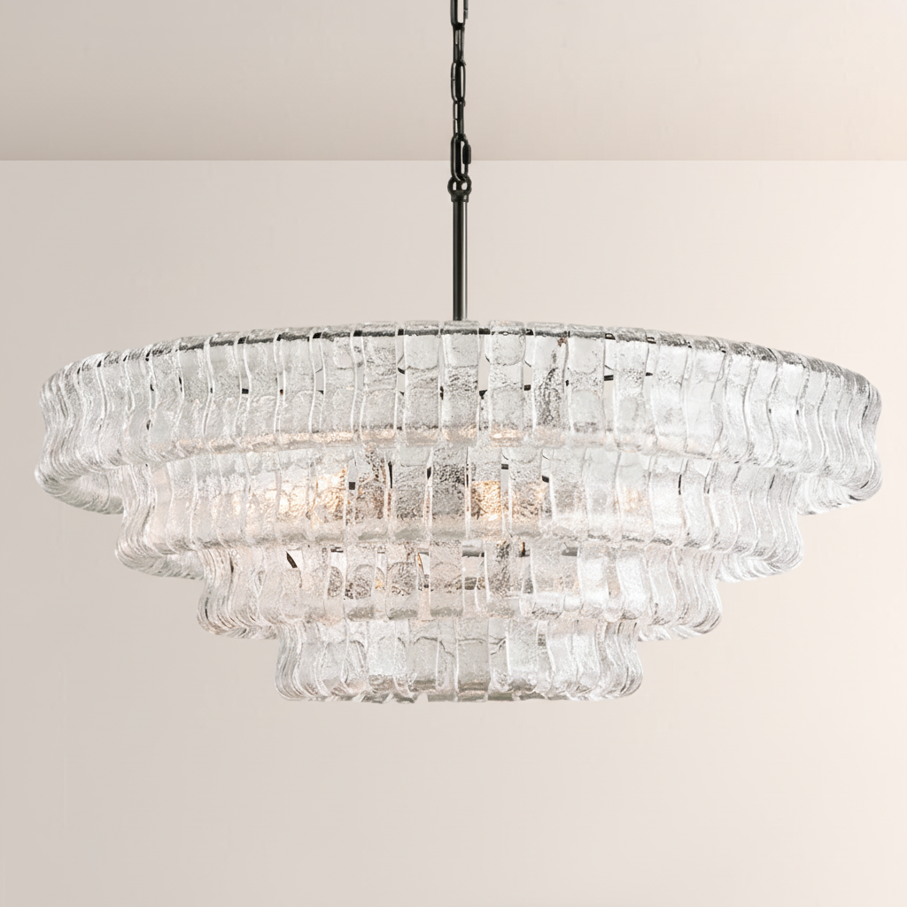 Ghiara Glass Round Chandelier