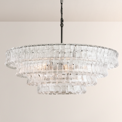 Ghiara Glass Round Chandelier