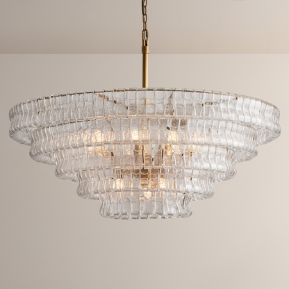 Ghiara Glass Round Chandelier