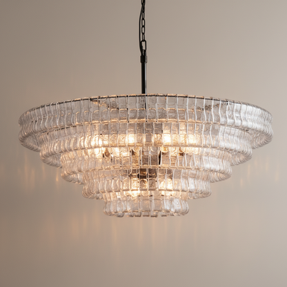 Ghiara Glass Round Chandelier