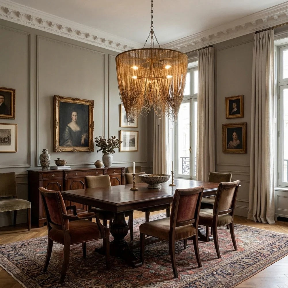 Lindsor Oval Chains Chandelier