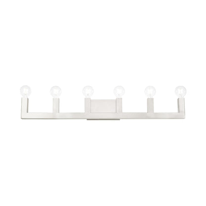 Livex Lighting Solna 43 Inch 6 Light Bath Vanity Light Cp413121