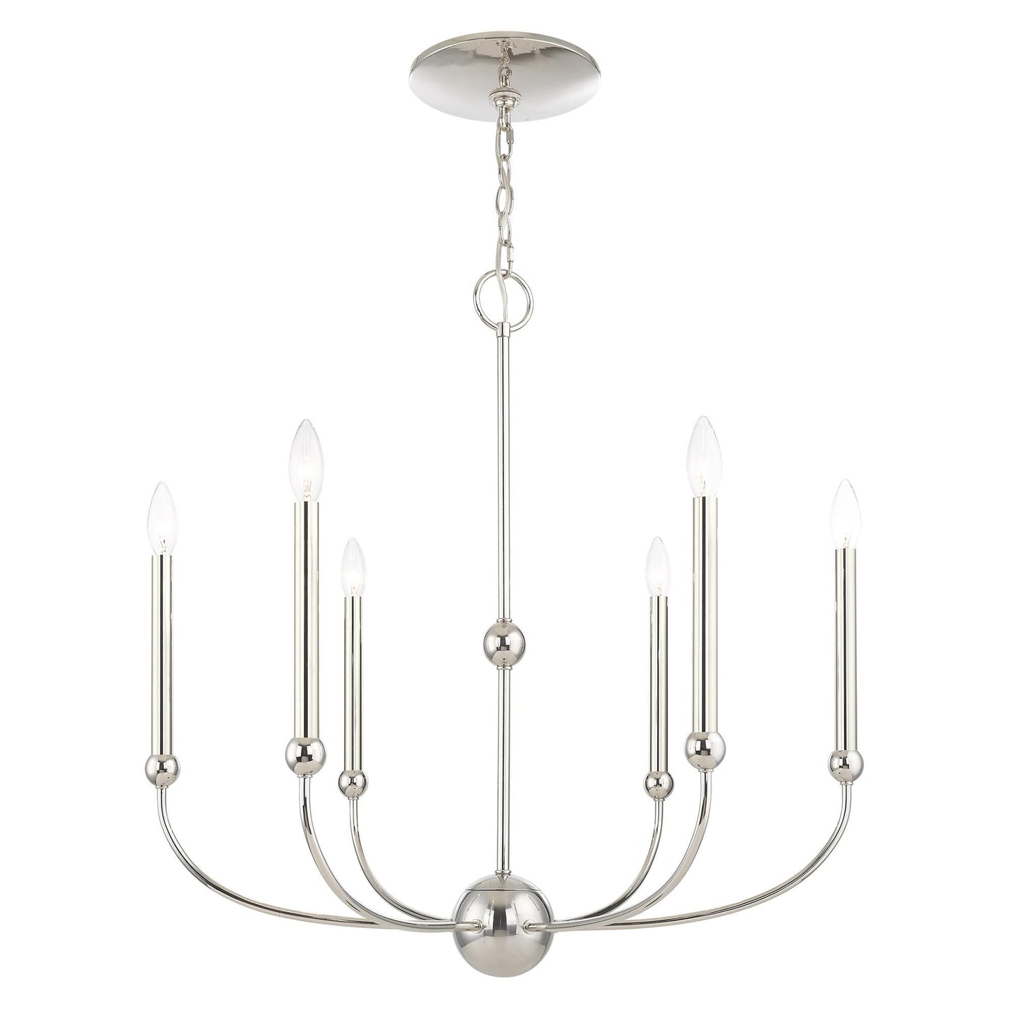 Livex Lighting Cortlandt 6 Light Chandelier Cp413041