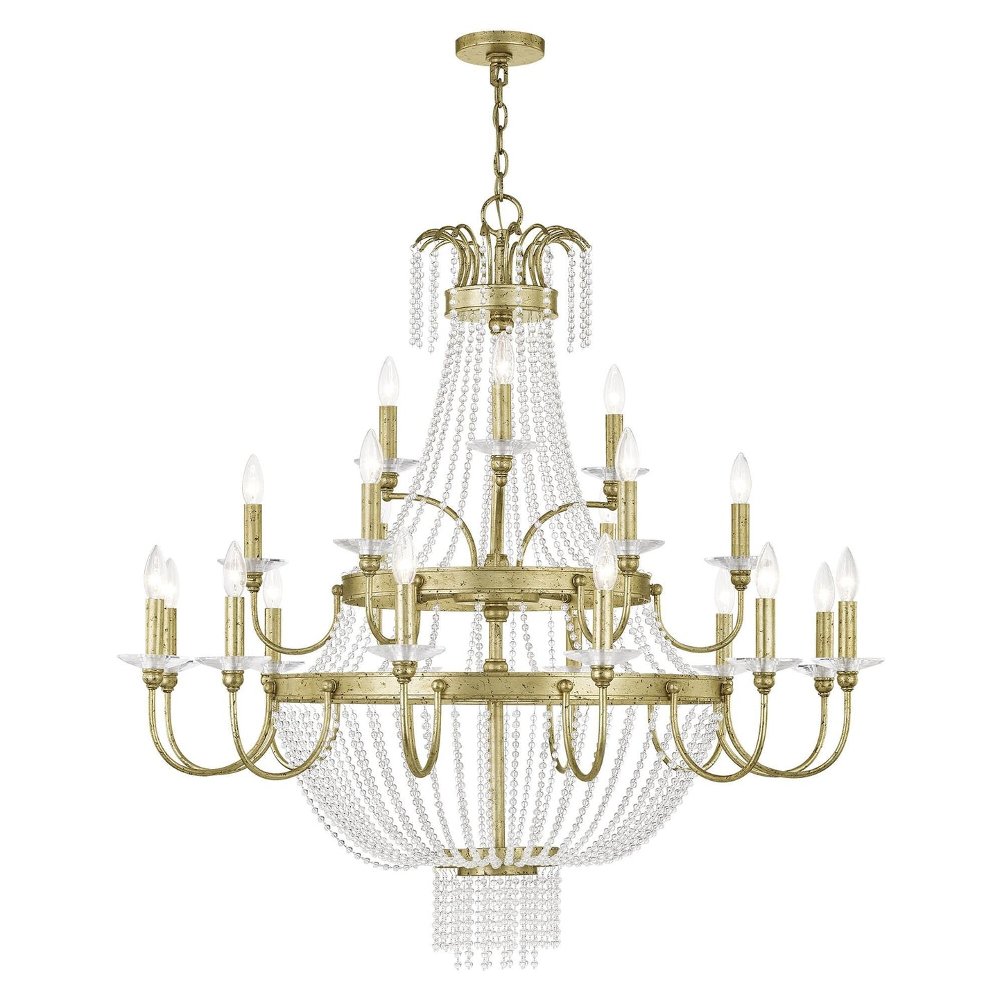 Livex Lighting Valentina 42 Inch 21 Light Chandelier Cp77841