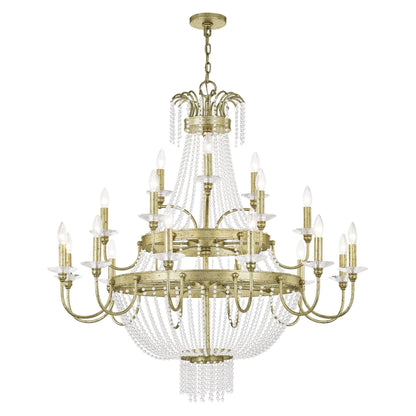 Livex Lighting Valentina 42 Inch 21 Light Chandelier Cp77841
