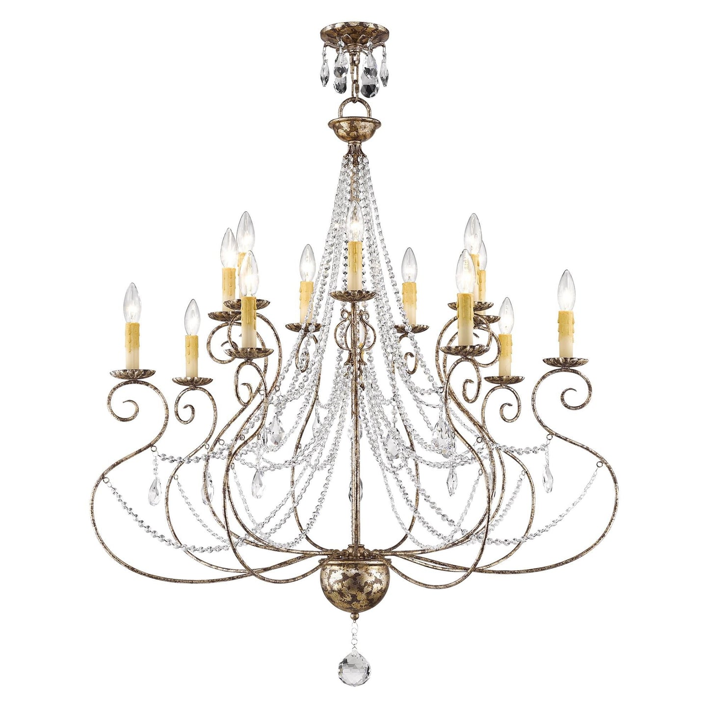 Livex Lighting Isabella 36 Inch 14 Light Chandelier Cp77871