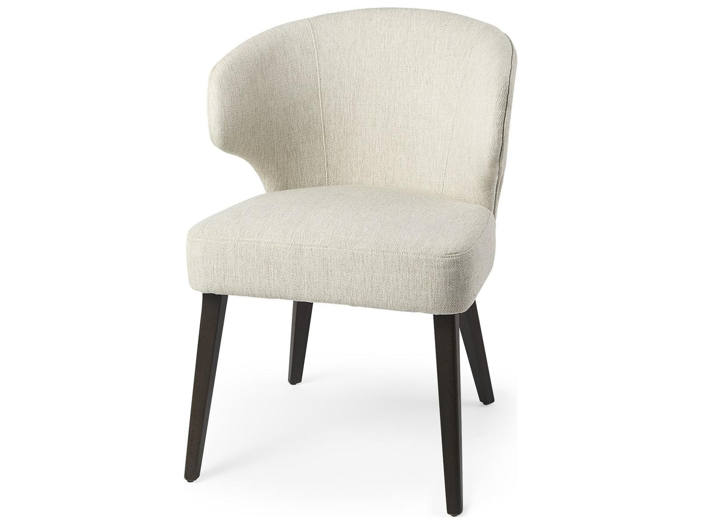 Terra Fluted Dining Table - 6 Niles Chairs - Sloan Cabinet
