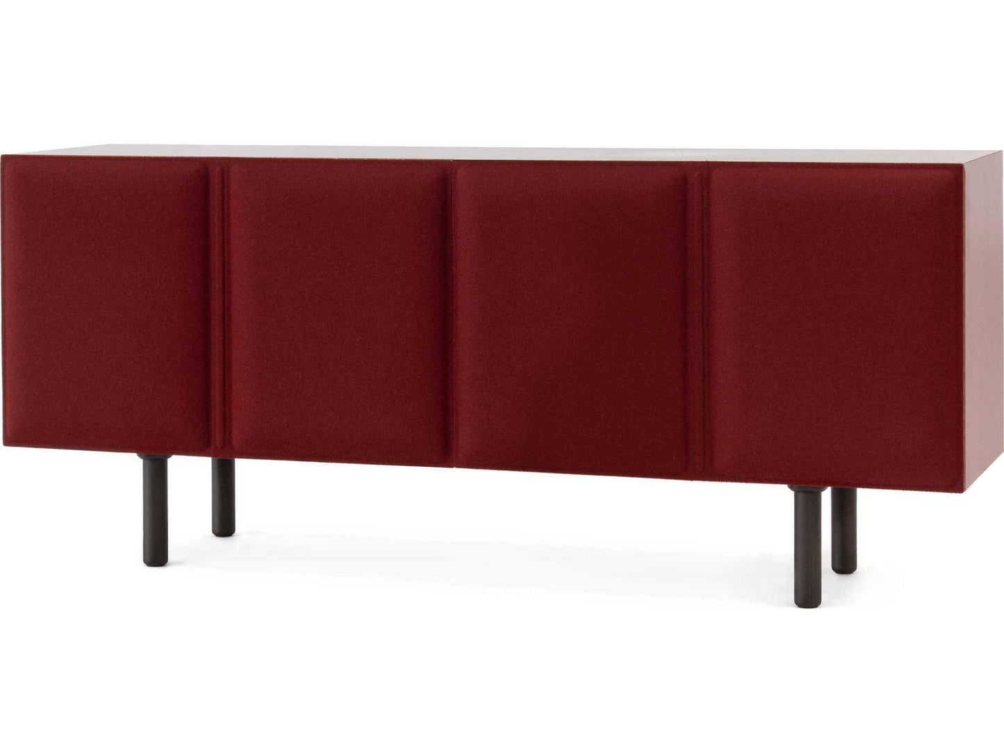 Tacito 89 Media Console,"<div class="flex flex-col max-w-1/4">
<span class="w-full text-base font-semibold mb-2">Features</span><ul class="list-disc pl-5">
<li class="text-sm my-1"><div class="w-full html-content-container">MDF, doors in felt, feet in ano
