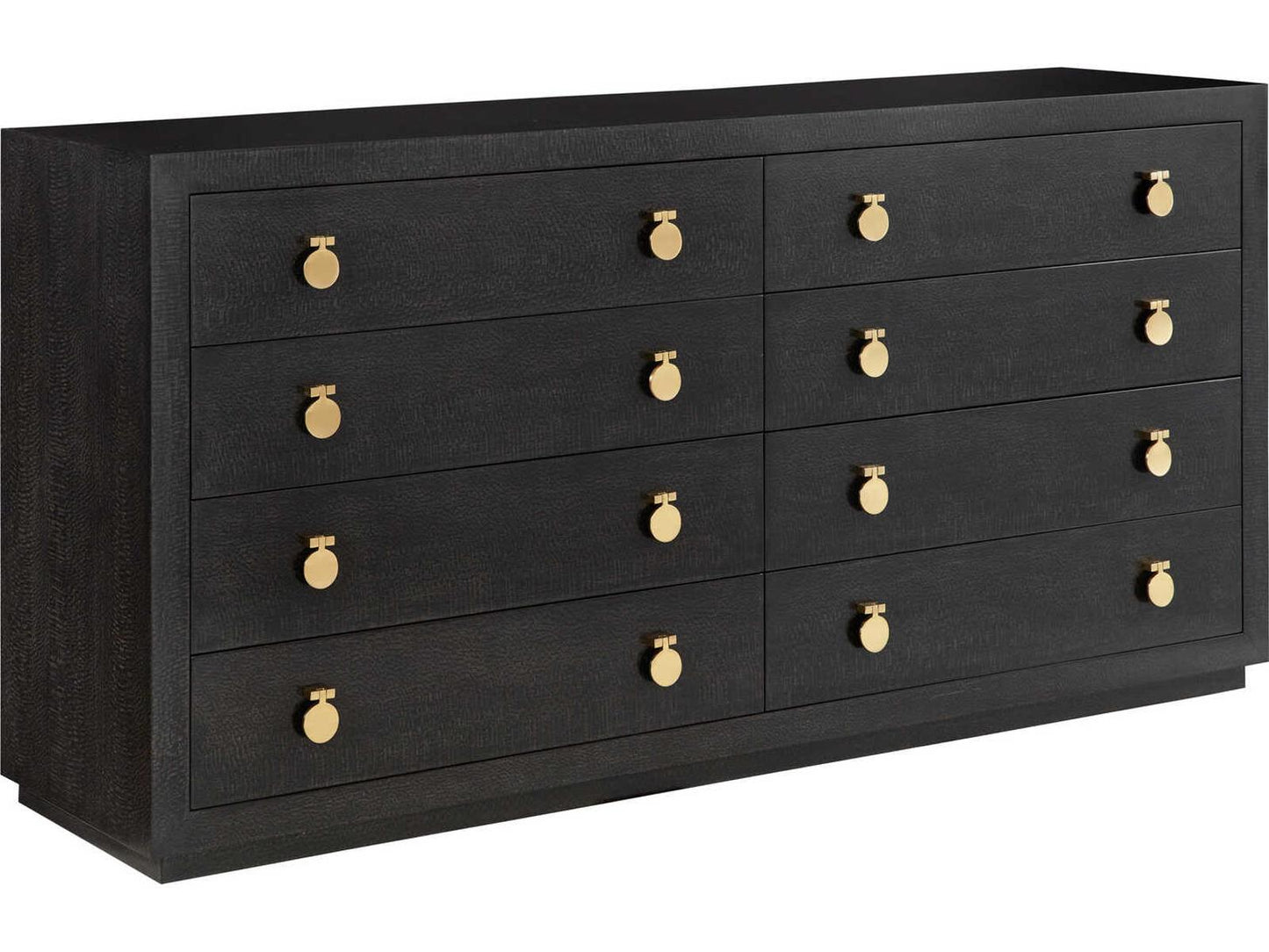 Mirage Double Dresser in Black Lacewood and Oak