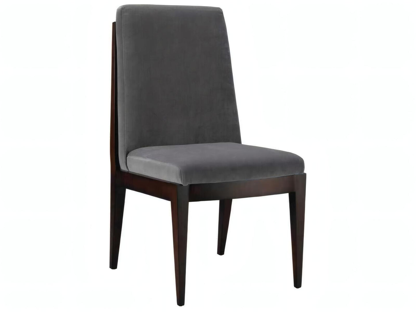 Livingston Black Upholstered Armless Dining Side Chair