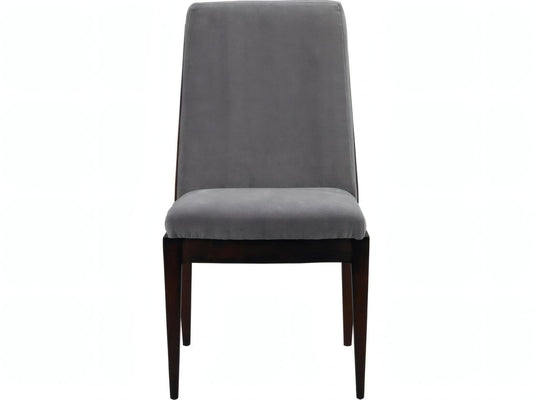 Livingston Black Upholstered Armless Dining Side Chair