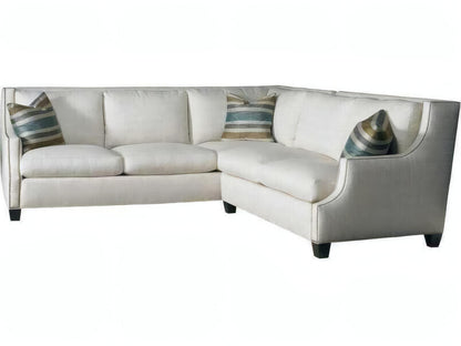 Manhattan Brown Upholstered Sectional Sofa