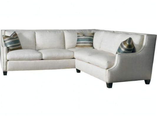 Manhattan Brown Upholstered Sectional Sofa