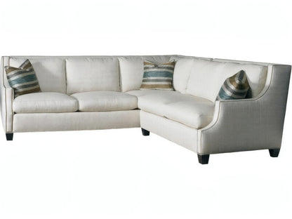 Manhattan Brown Upholstered Sectional Sofa