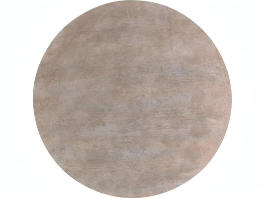 Cyma Round Wood End Table with Sculptural Base