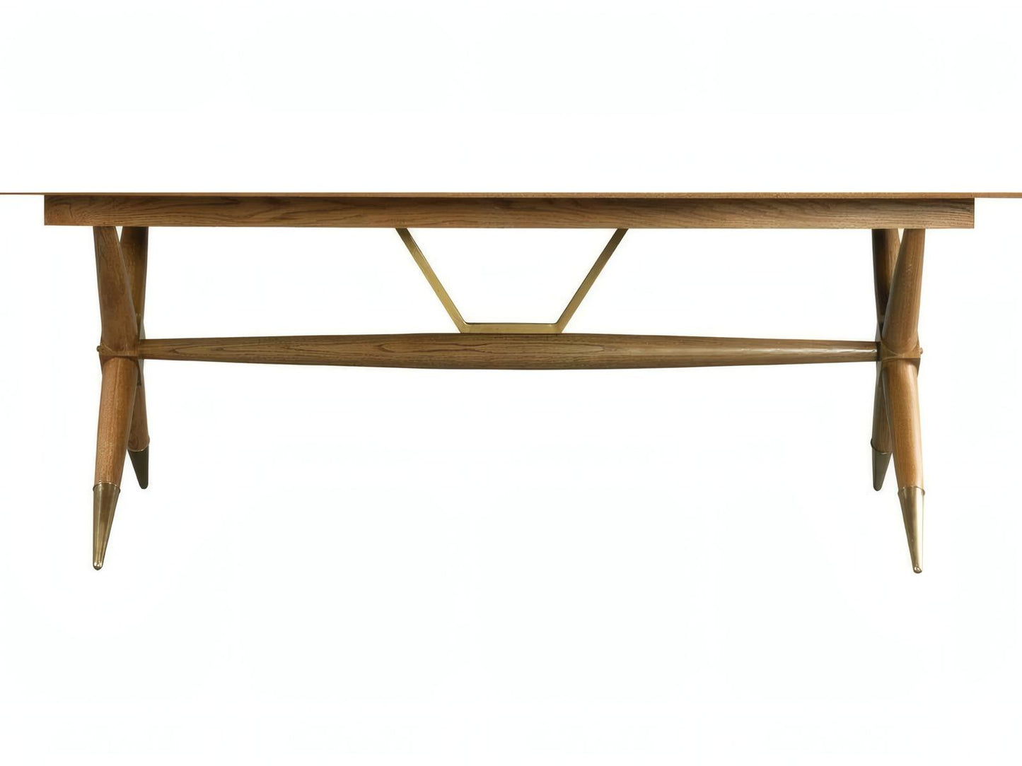 Dunand Rectangular Wood Natural Oak Dining Table