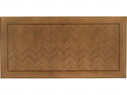 Dunand Rectangular Wood Natural Oak Dining Table