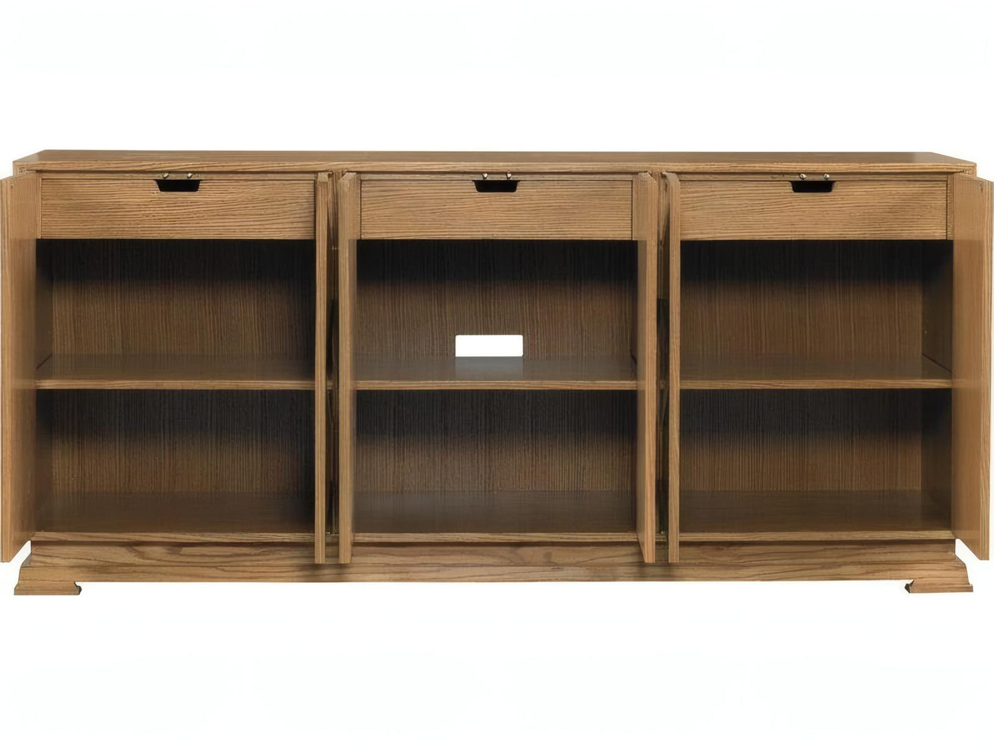 Letitia 80 Inch Burlwood Natural Oak Sideboard