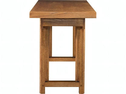 Naga Rectangular Oak Wood Console Table