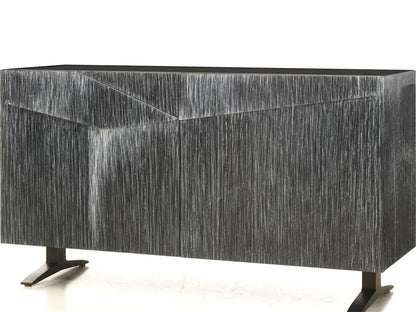 Vide 56 Inch Sideboard with Navy Drip Paint Lacquer Finish