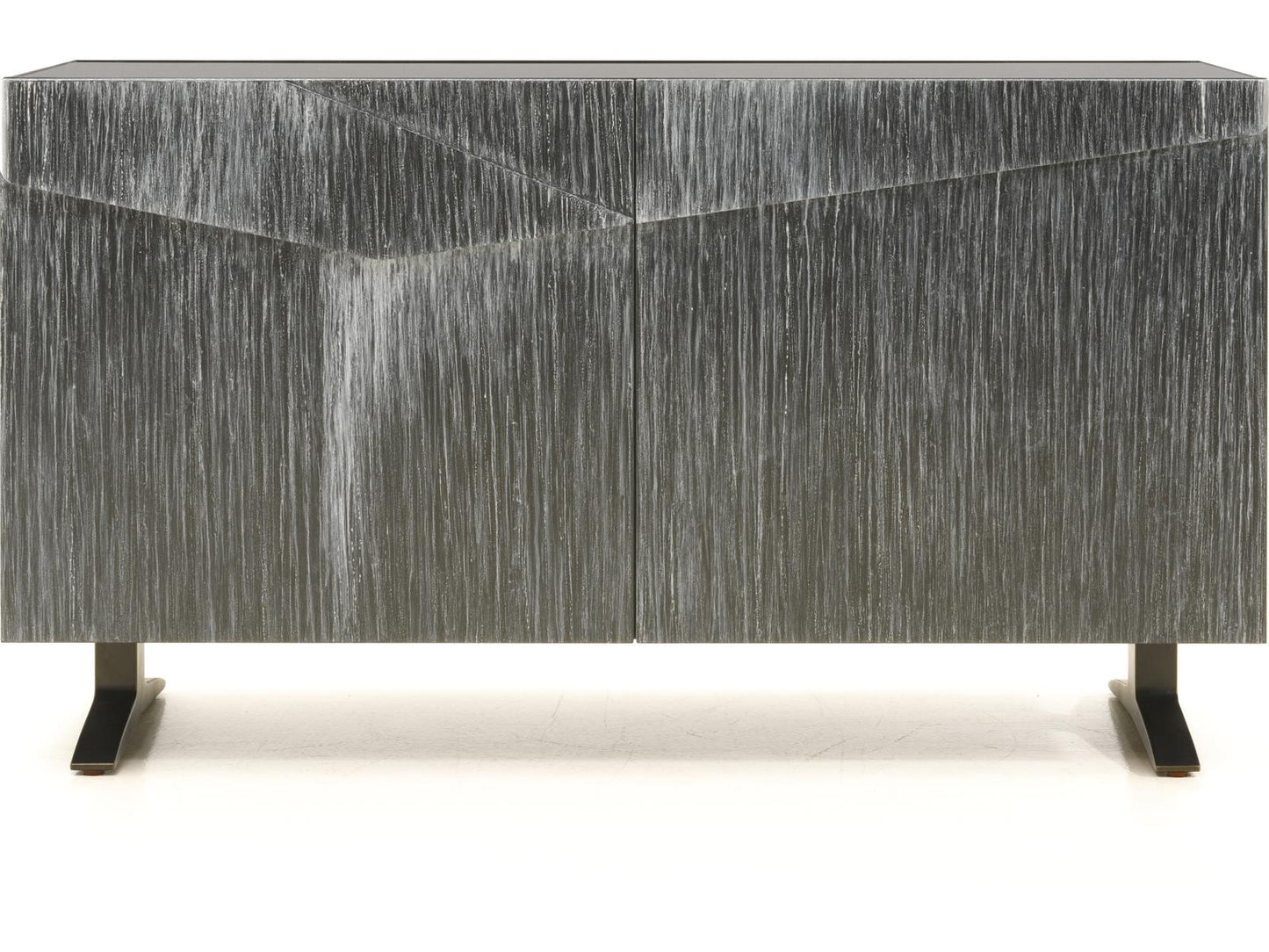 Vide 56 Inch Sideboard with Navy Drip Paint Lacquer Finish