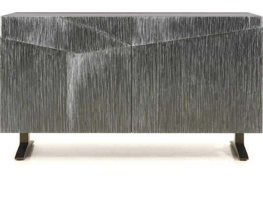 Vide 56 Inch Sideboard with Navy Drip Paint Lacquer Finish