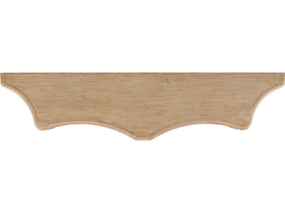 Maitland-Smith Eloise Wood Console Table in Natural Cerused Oak