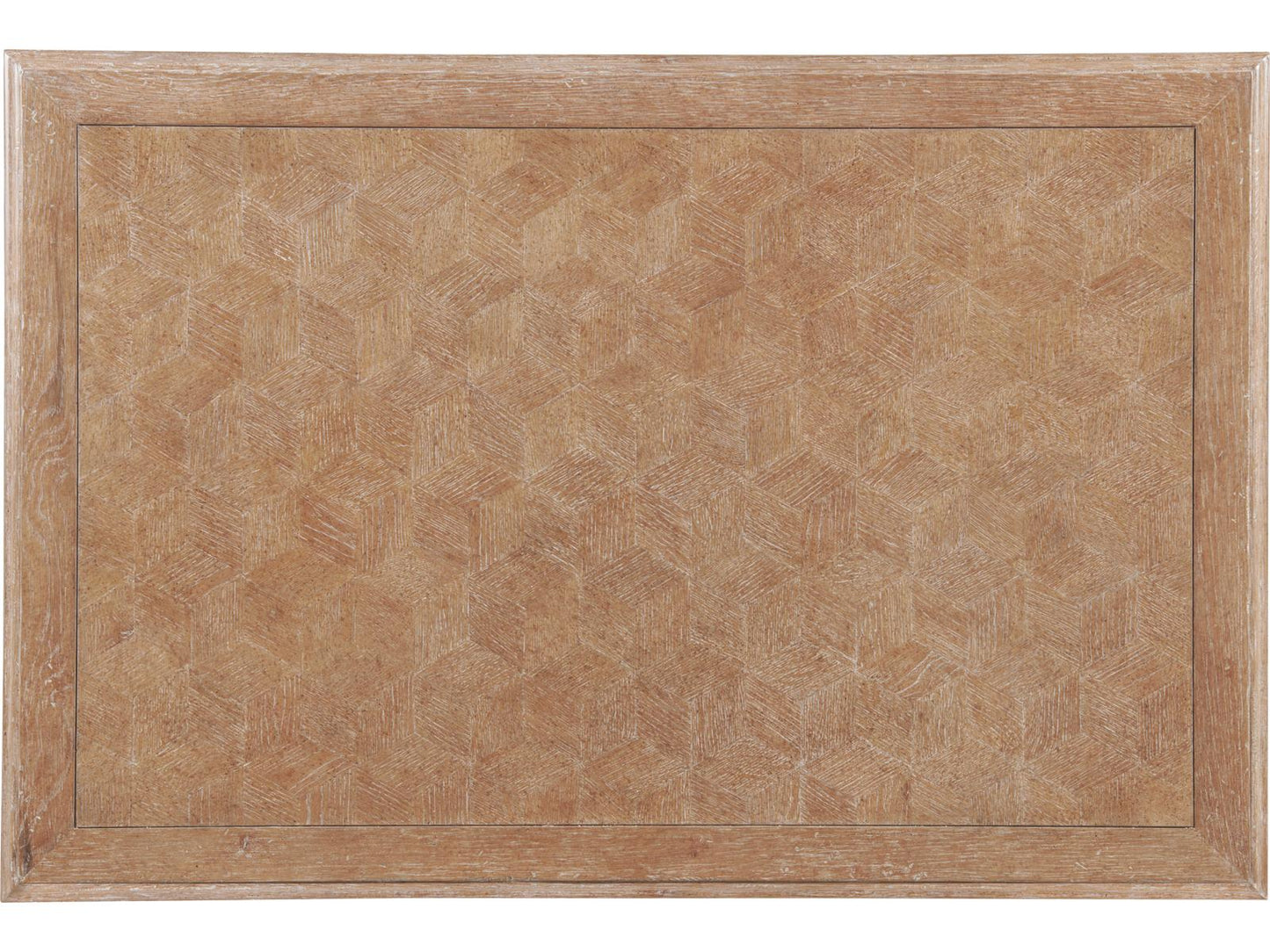 Sophia Rectangular Wood Coffee Table in Cerused Oak
