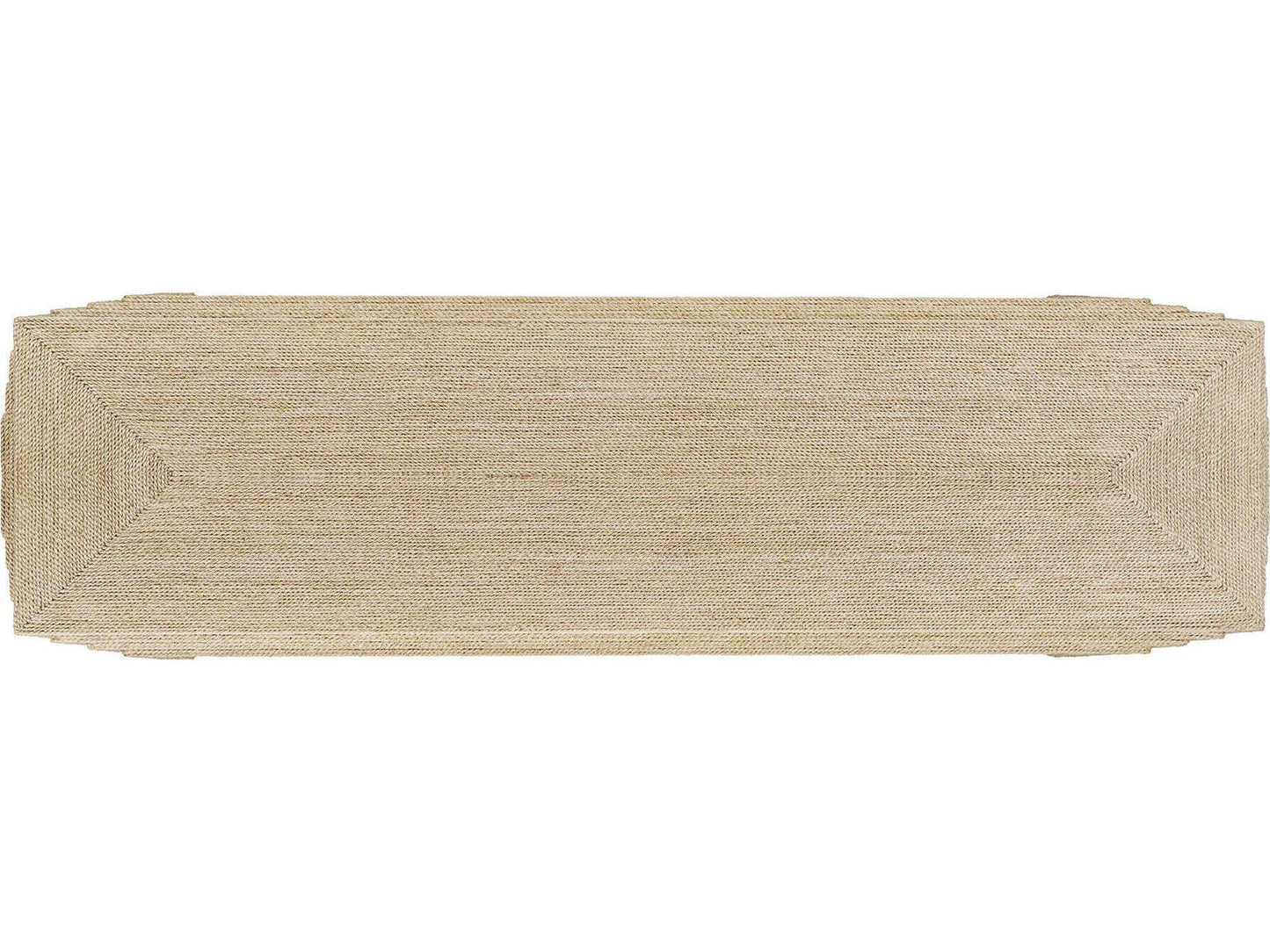 Abaca Rectangular Console Table in Natural Abaca