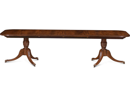 Mg Rectangular Bleached Reeded Wood Dining Table