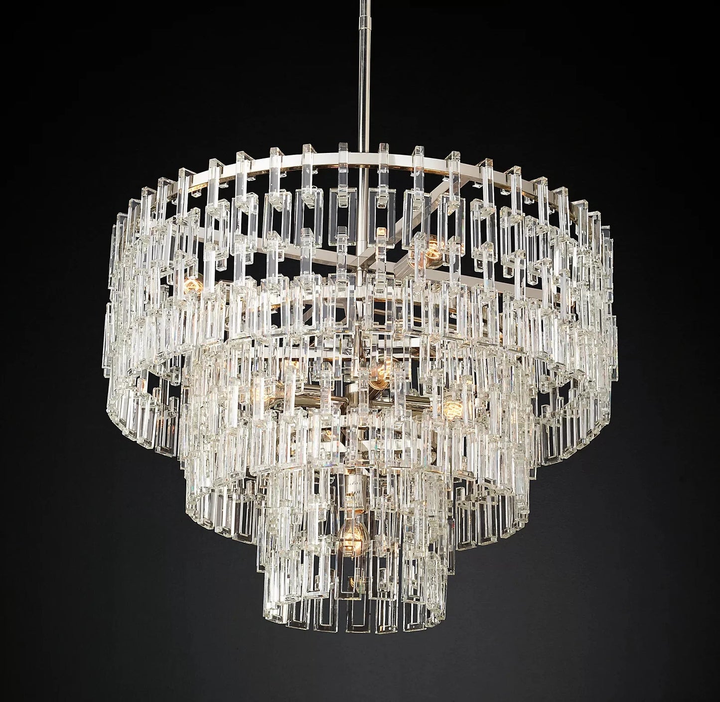Margerie 3-Tier Round Chandelier 36"