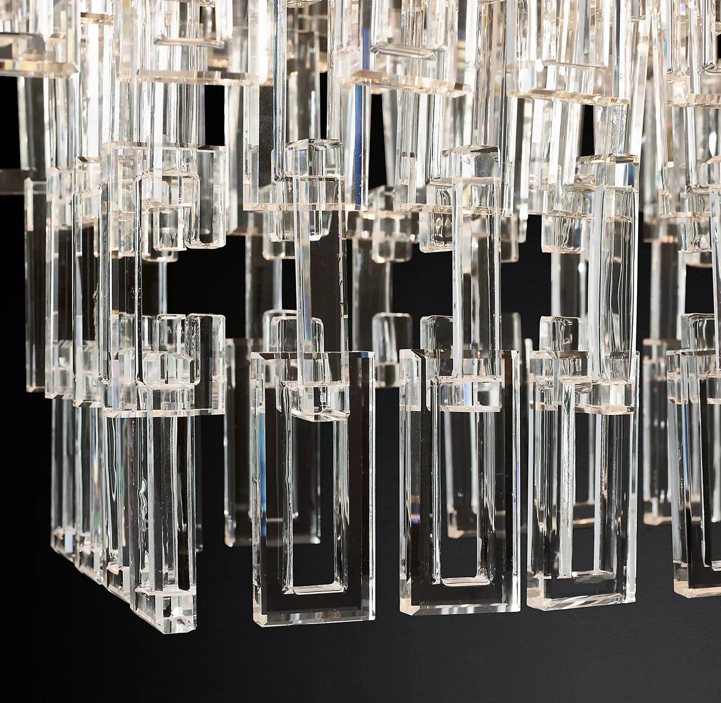Margerie 3-Tier Rectangular Chandelier 60"