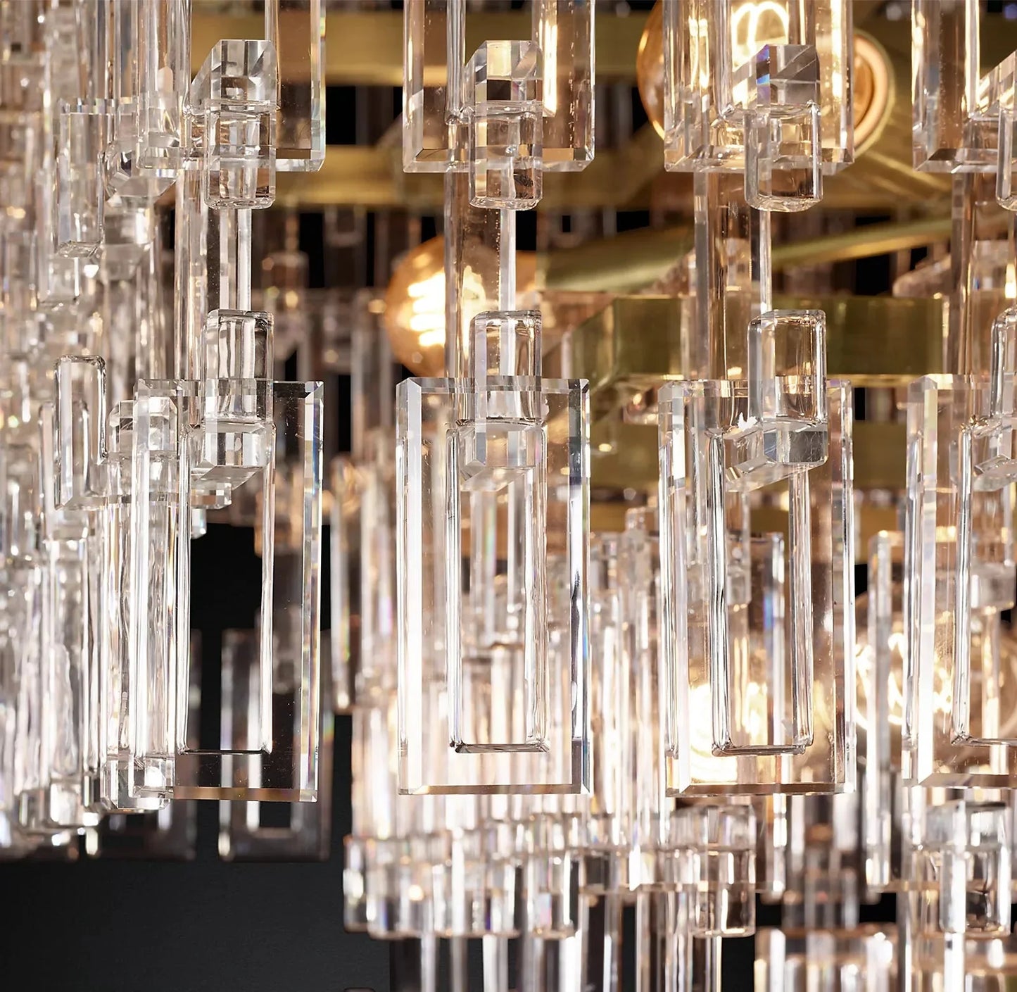 Margerie 3-Tier Rectangular Chandelier 60"